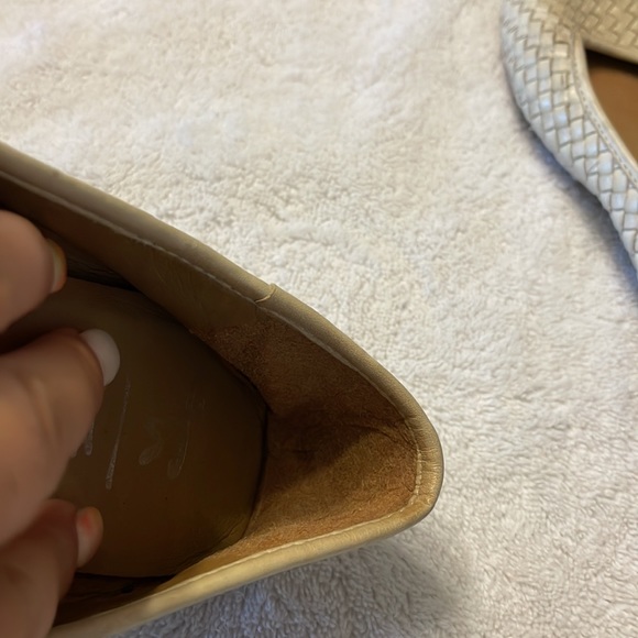 French Sole FS/NY like new leather woven Ballet Flats - Picture 4 of 8